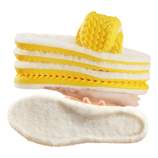 超软羊毛保暖运动鞋垫男女吸汗踩屎感舒适减震加绒加厚棉鞋垫冬季