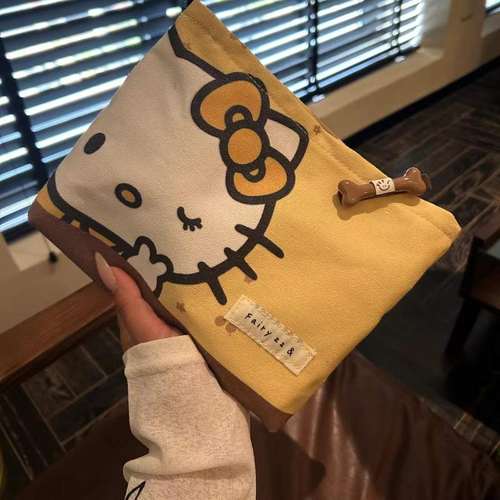 原创Kitty猫大容量化妆包便携内胆收纳袋旅行高颜值耳机包零钱包