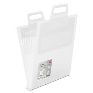 得力试卷收纳袋初中生专用高中生大容量竖式可伸缩手提式试卷夹科目分类文件夹a4简约文件袋多层资料册风琴包