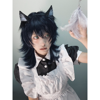 alicegarden高温丝狼尾假发