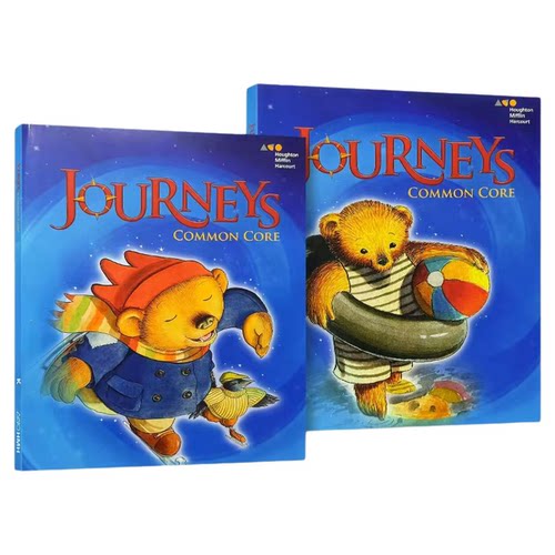 2014版 美国小学英语教材Journeys  common core  学生用书Grade GK到 G6年级精装 正版进口 美国德州英语学生用