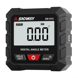 深达威数显倾角仪高精度角度尺盒坡度测量仪电子水平仪带磁双轴