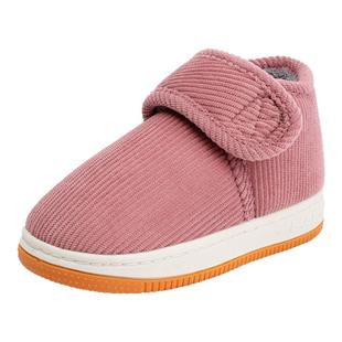 冬季儿童包跟棉拖鞋男女童防滑中大童亲子居家加绒加厚毛保暖棉鞋