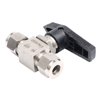 304不锈钢卡套高压球阀