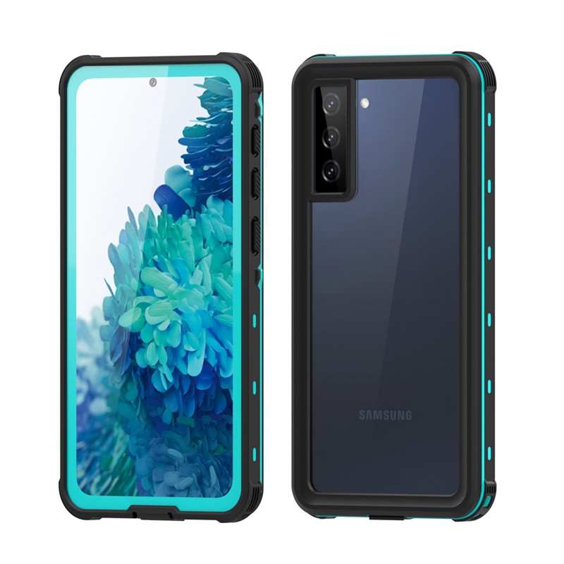 适用三星苹果OPPO/1加小米华为VIVO手机潜水壳全包防水海底水下15米拍照保护套金属专业潜水浮潜游泳四防防尘