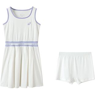 【商场同款】ASICS/亚瑟士儿童26年夏女童速干弹力网球连衣裙