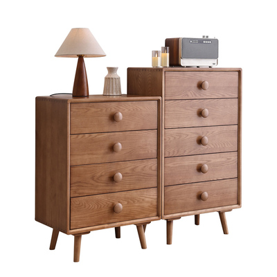 优尚雅轩全实木斗柜白蜡木四斗柜五斗柜小户型卧室床尾收纳储物柜