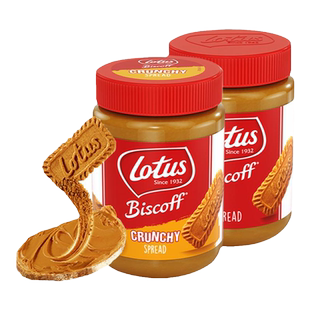 进口和情Lotus比时咔焦糖饼干酱面包涂抹酱烘培餐饮早餐食品蘸酱