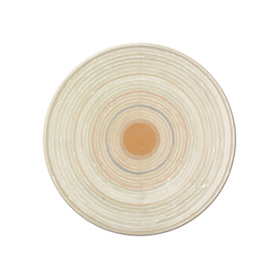 圆形鼠标垫女生小号轻奢高级感电脑桌垫办公简约创意年轮鼠标垫子