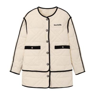 REVAN芮范新品樱桃系列小香风格纹羽绒服外套RM90502304