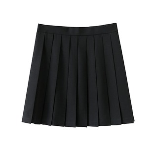 校供＜优等生JK不良裙＞正统校园风百褶裙 原创纯色高腰制服裙
