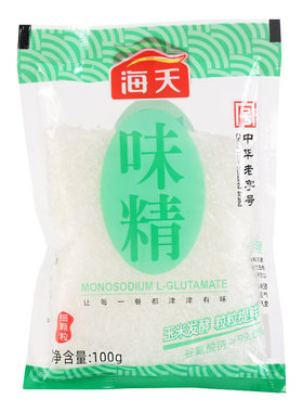 海天99%幼针味精100g小袋便携