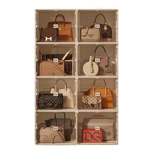 蚂蚁盒子包包收纳柜神器落地免安装放奢侈品置物架存放皮包展示柜