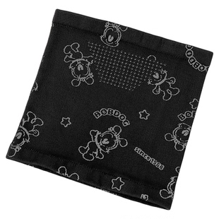 巴布豆儿童保暖围脖秋冬季女童防风抗寒围巾脖套防尘面罩男孩头套