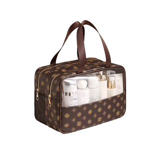 化妆包女大容量2026新款便携式高端老花干湿分离洗漱包旅行收纳包