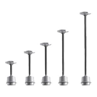 工矿灯 加长吊杆e27螺口灯座厂房灯罩加长杆仓库照明LED专用配件