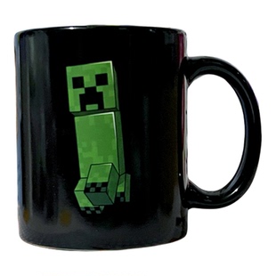我的世界苦力怕像素方块遇热变色陶瓷杯马克杯水杯咖啡杯礼物周边