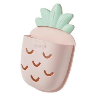 卫生间置物架免打孔浴室架子壁挂墙上梳子收纳盒洗漱台牙膏牙刷筒