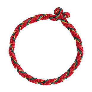 五行手绳缺金木水火土女本命年马红绳编织手链鼠马牛兔男士护身符