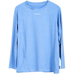 胖男童长袖T恤速干衣宽松加肥中大童运动训练服篮球打底衫男孩潮