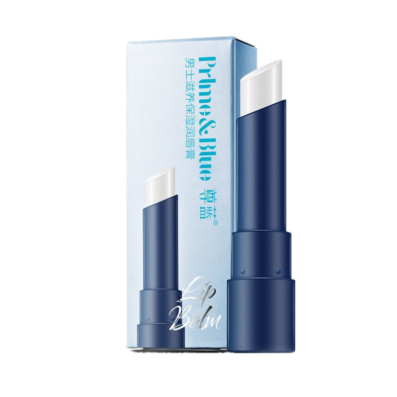尊蓝唇膏男生专用男保湿滋润防干裂补水无色润唇膏口油男士秋冬女