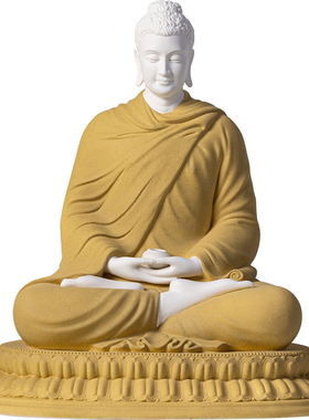 陶瓷大号陶瓷释迦摩尼摆件家居