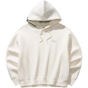 安踏ICONIC系列丨易打理连帽卫衣女落肩袖休闲运动上衣162618721