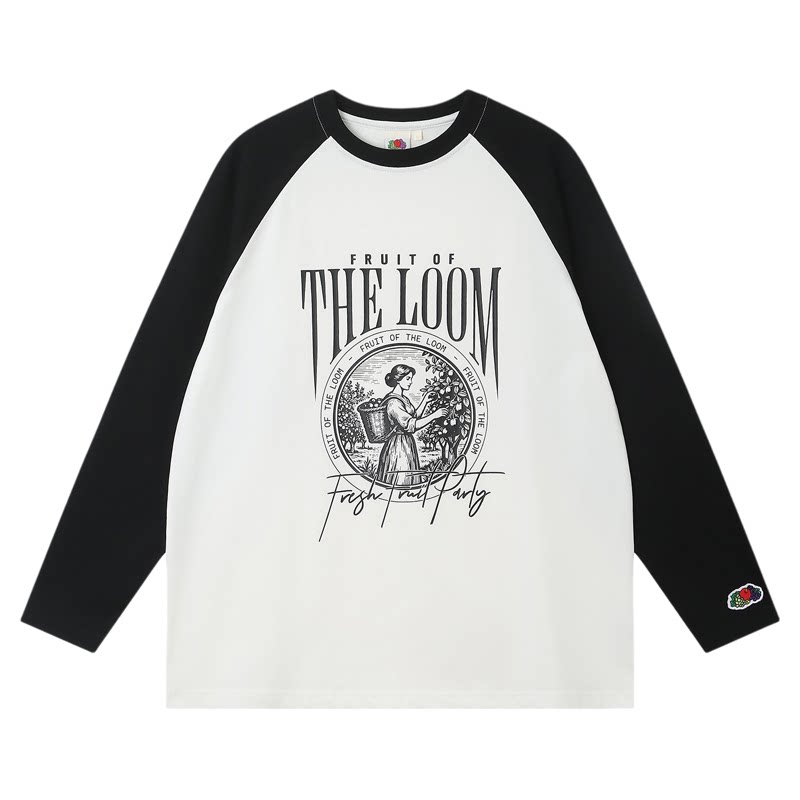 FRUITOFTHELOOM纯棉长袖T恤