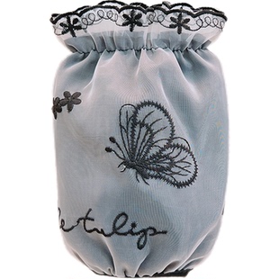 短款蕾丝袖套羽绒服护袖秋冬季双层网纱袖头新款学生成人套袖女款