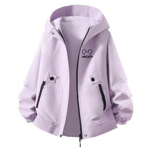 迪士尼女童春装外套女孩户外休闲外衣2026新款今年流行儿童衣服女