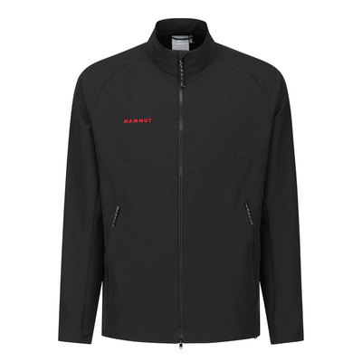 猛犸象Macun红标刺绣立领软壳衣