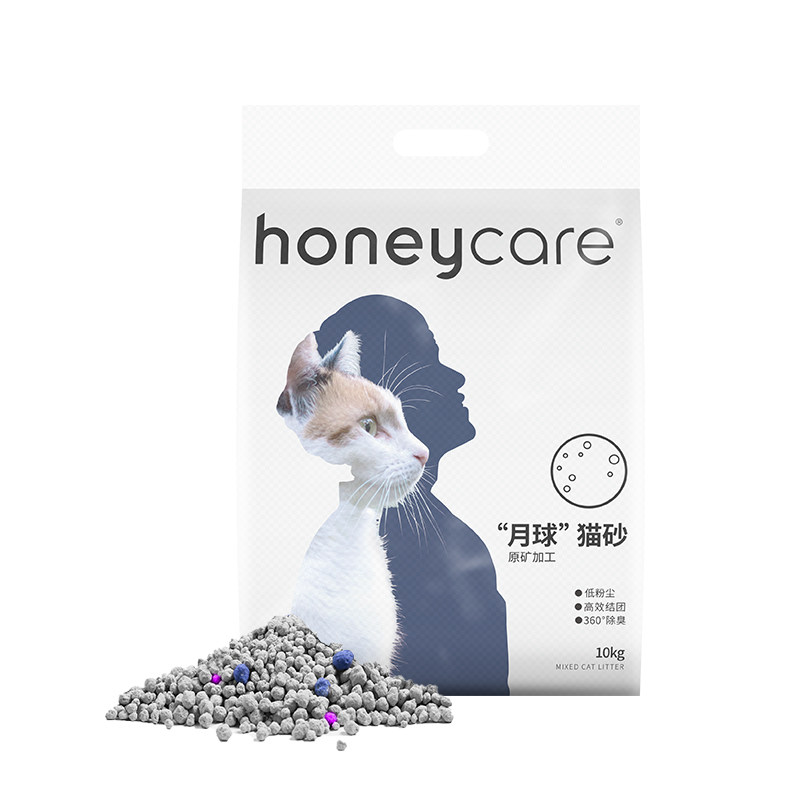 honeycare月球猫砂10KG*3包