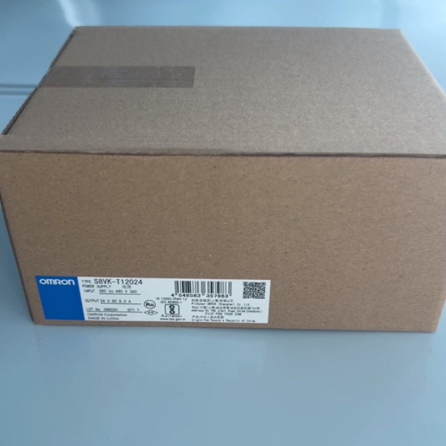 议价全新正品欧姆龙电源S8VK-T12024,输入电压24V D