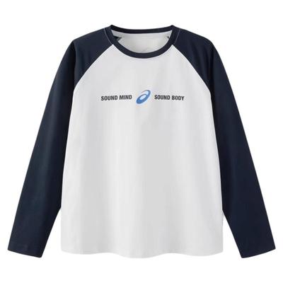 亚瑟士T恤男童秋冬针织运动衫