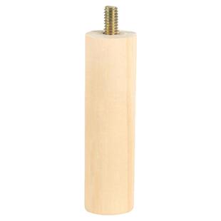 圆棒木 小木棍架子圆木棒原木实木材料多种长度衣柜层架配件圆棒