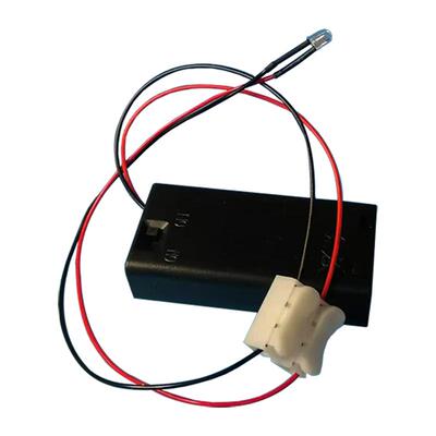 3v电池盒3mmLED灯带线二极管