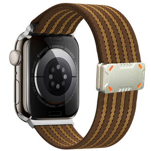 SS新款编织磁吸iwatch表带s10适用苹果手表applewatch男ultra女11