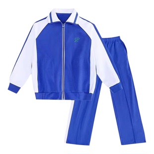 深圳校服中小学生秋冬季男女统一运动校裤加绒加厚长裤长袖外套装