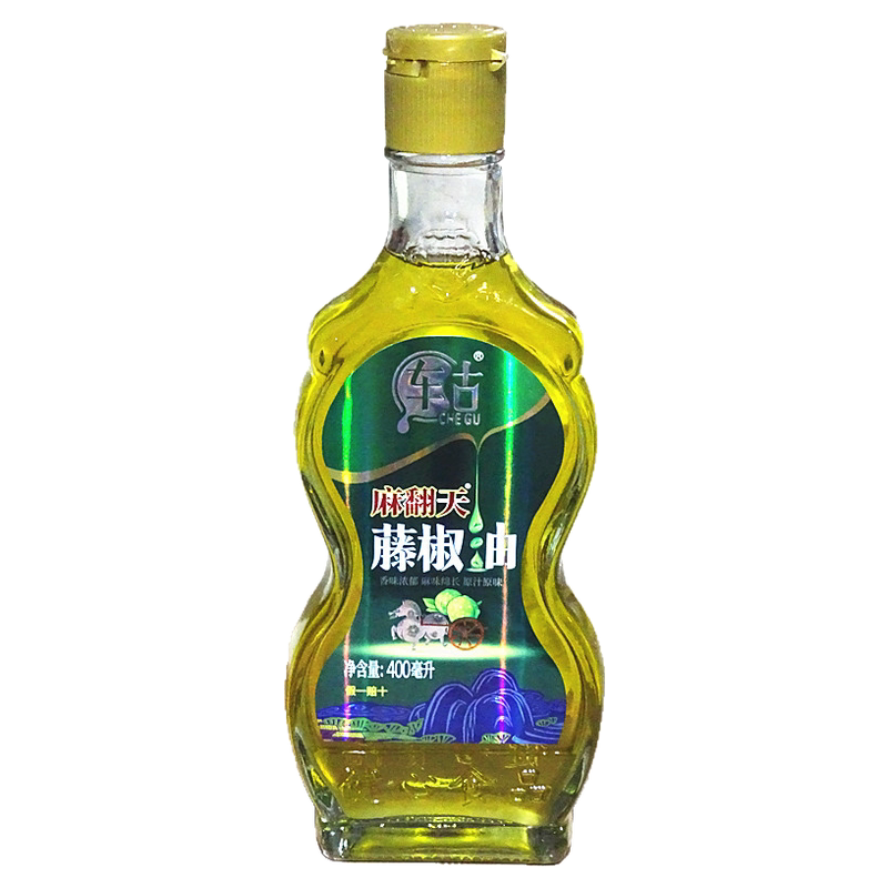 车古麻翻天藤椒油400ml整箱包邮