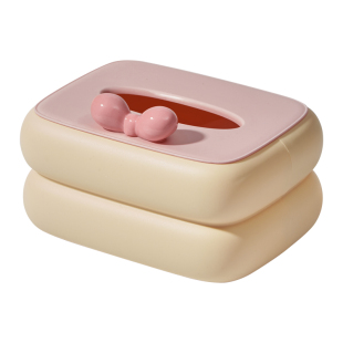 纸巾盒抽纸盒壁挂式可爱家用客厅桌面卫生间纸巾收纳盒新款高颜值