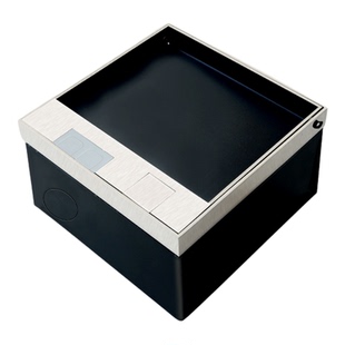 不锈钢嵌入式大理石地插纯平隐藏式超薄防水地插座带网线强电插座