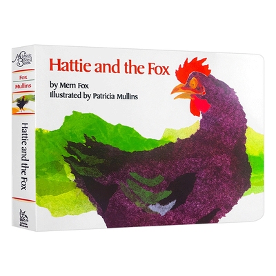 Hattie and the Fox 英文原版绘本  哈蒂与狐狸 纸板书 廖彩杏书单 儿童英语启蒙认知家禽动物童书 英文版进口原版书籍