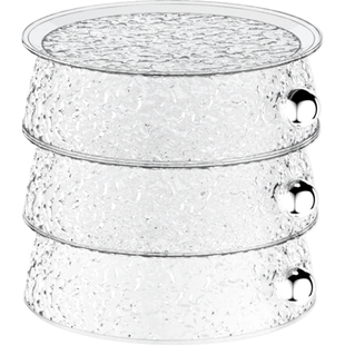 冰箱置物架内部多层可叠加冰柜防尘隔层架厨房菜罩备菜剩菜收纳架