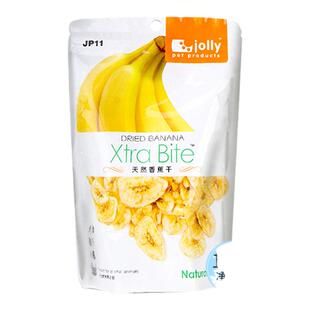 Jolly祖莉 天然香蕉干零食龙猫兔子荷兰猪仓鼠磨牙小食助消化120g