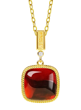 宫里上新正品天然血珀项链