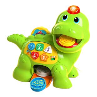 伟易达贪吃小恐龙吃饭喂食游戏照顾宝宝0-3岁过家家益智早教玩具