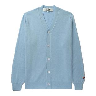 IT CDG PLAY COMME des GARÇONS川久保玲男装针织开衫简约羊毛衫
