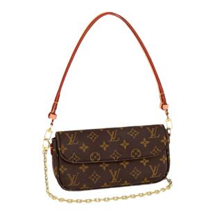 欧洲直邮Louis Vuitton路易威登Ivy系列女士单肩包棕色老花M81911