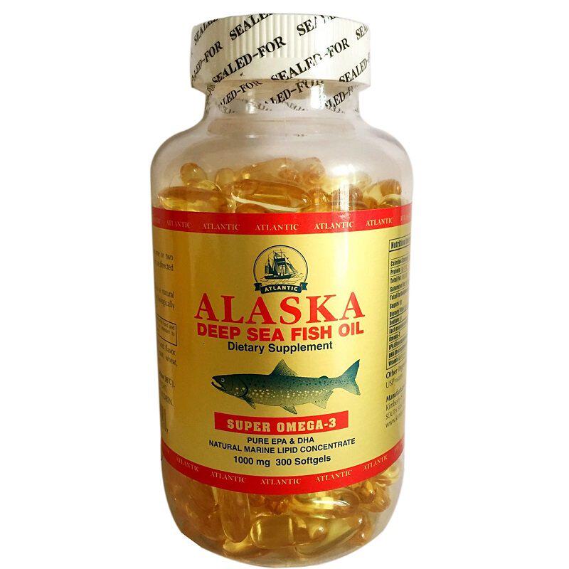 美国正品ALASKA阿拉斯加深海鱼油