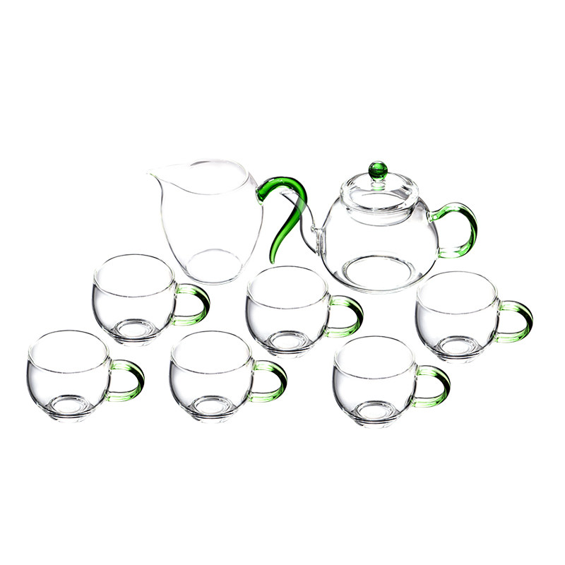 天福茗茶茶具1盖碗1茶海6饮杯